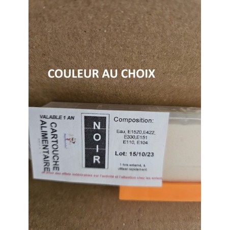 PGI570/571:1 cartouche compatible alimentaire. Couleur au choix