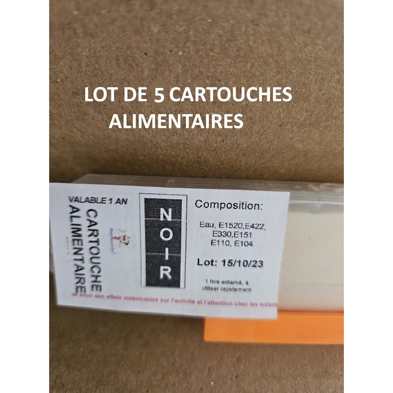 PGI525/CLI526XXL: 5 cartouches alimentaires pour Canon